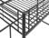 Alt View 12. Walker Edison - Modern Metal Twin Loft Bed Frame - Black.