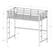 Alt View 14. Walker Edison - Modern Metal Twin Loft Bed Frame - Black.