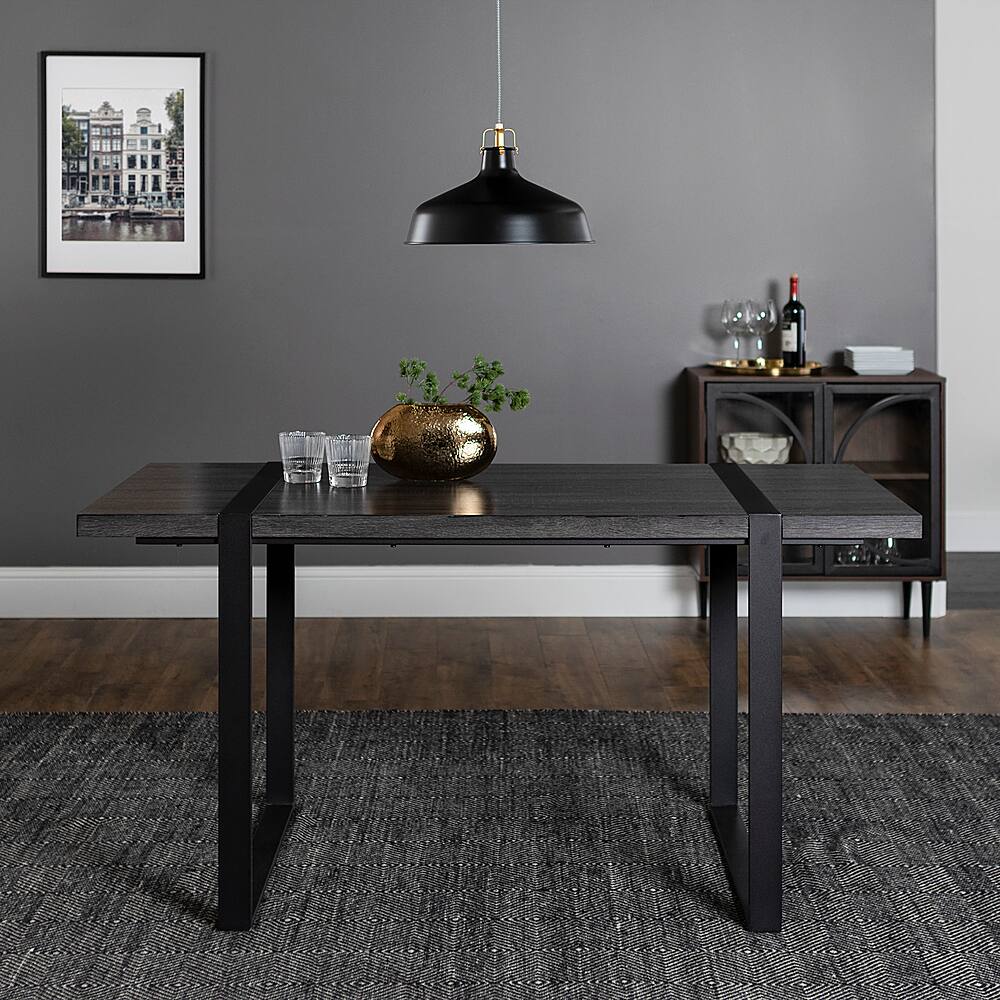 Walker Edison 60 Urban Blend Wood Dining Table Charcoal 60ubtcl Walker Edison 60 Urban Blend Wood Dining Table Charcoal Alt View Zoom 14