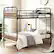 Alt View 11. Walker Edison - Twin over Twin Bunk Bed - Black.