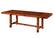 Left. Walker Edison - Huntsman Wood Dining Table - Brown.