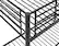 Alt View 11. Walker Edison - Walker Edison - Modern Metal Twin over Full Bunk Bed - Black - Black.