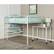 Alt View 11. Walker Edison - Premium Metal Twin-Size Low Loft Bunk Bed with Desk - White.