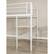 Alt View 17. Walker Edison - Premium Metal Twin-Size Low Loft Bunk Bed with Desk - White.