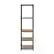 Front. Walker Edison - X-frame Industrial Wood and Metal 4-Shelf Bookcase - Barnwood.