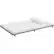 Alt View 11. Walker Edison - Twin Roll-out Trundle Bed Frame - Silver.