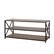 Left. Walker Edison - Industrial Metal and Wood 3-Shelf Bookcase - Driftwood.