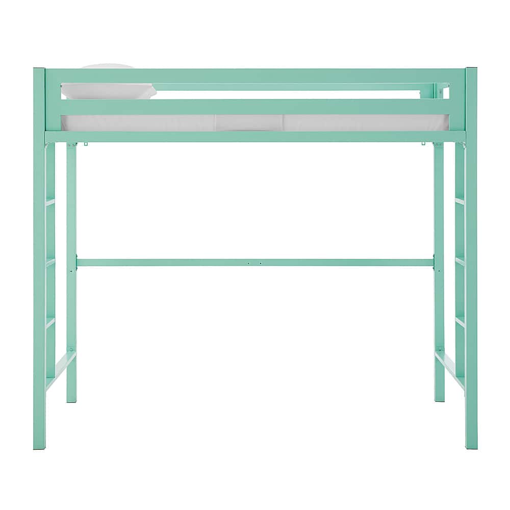 mint green loft bed