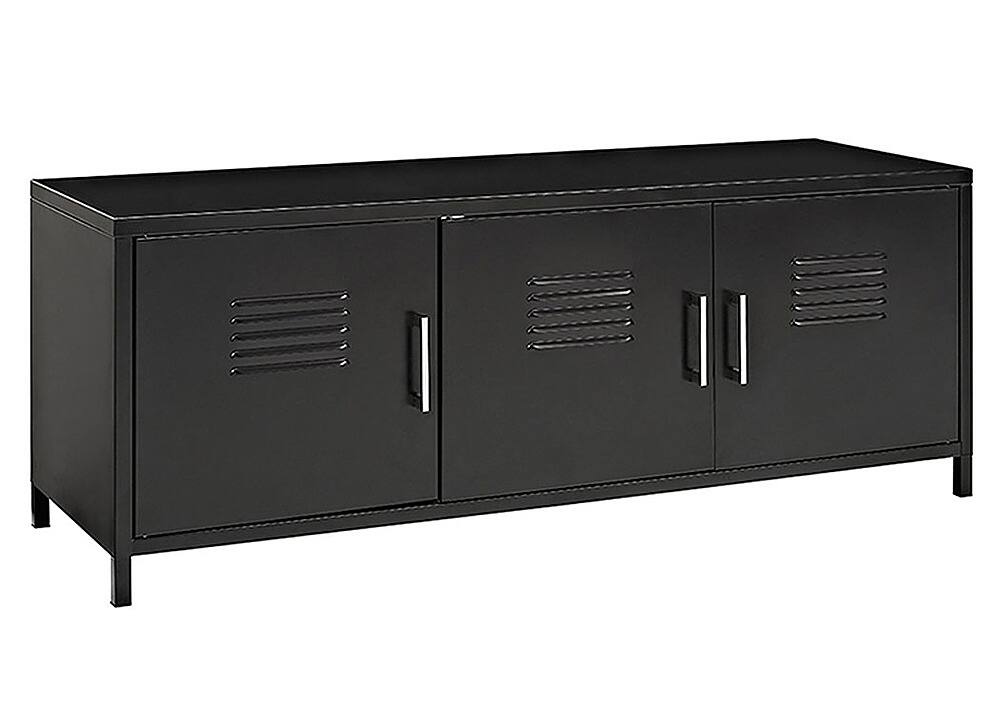 Best Buy: Walker Edison Storage Bench Black BBM48LSBL