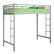 Angle. Walker Edison - Urban Industrial Loft Style Twin Bunk Bed - Silver.