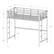 Alt View 12. Walker Edison - Urban Industrial Loft Style Twin Bunk Bed - Silver.
