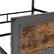 Alt View 12. Walker Edison - Rustic Industrial Queen Size Panel Bed Frame - Brown.