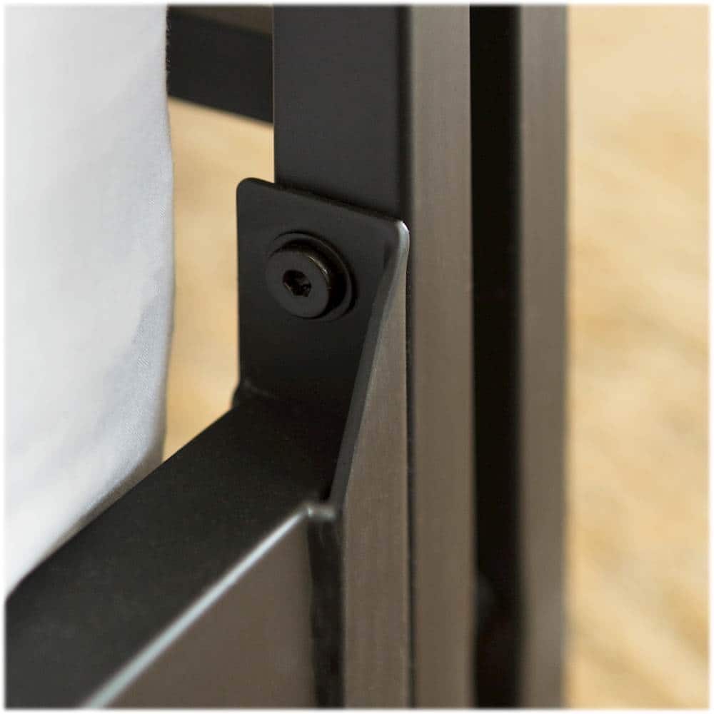 Alt View 16. Walker Edison - Rustic Industrial Queen Size Panel Bed Frame - Brown.