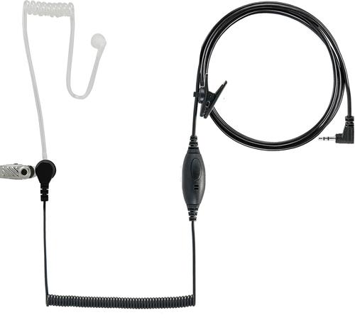 Cobra - Surveillance Headset for 2-Way Radios - Black