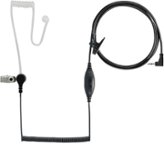 Angle Zoom. Cobra - Surveillance Headset for 2-Way Radios - Black.