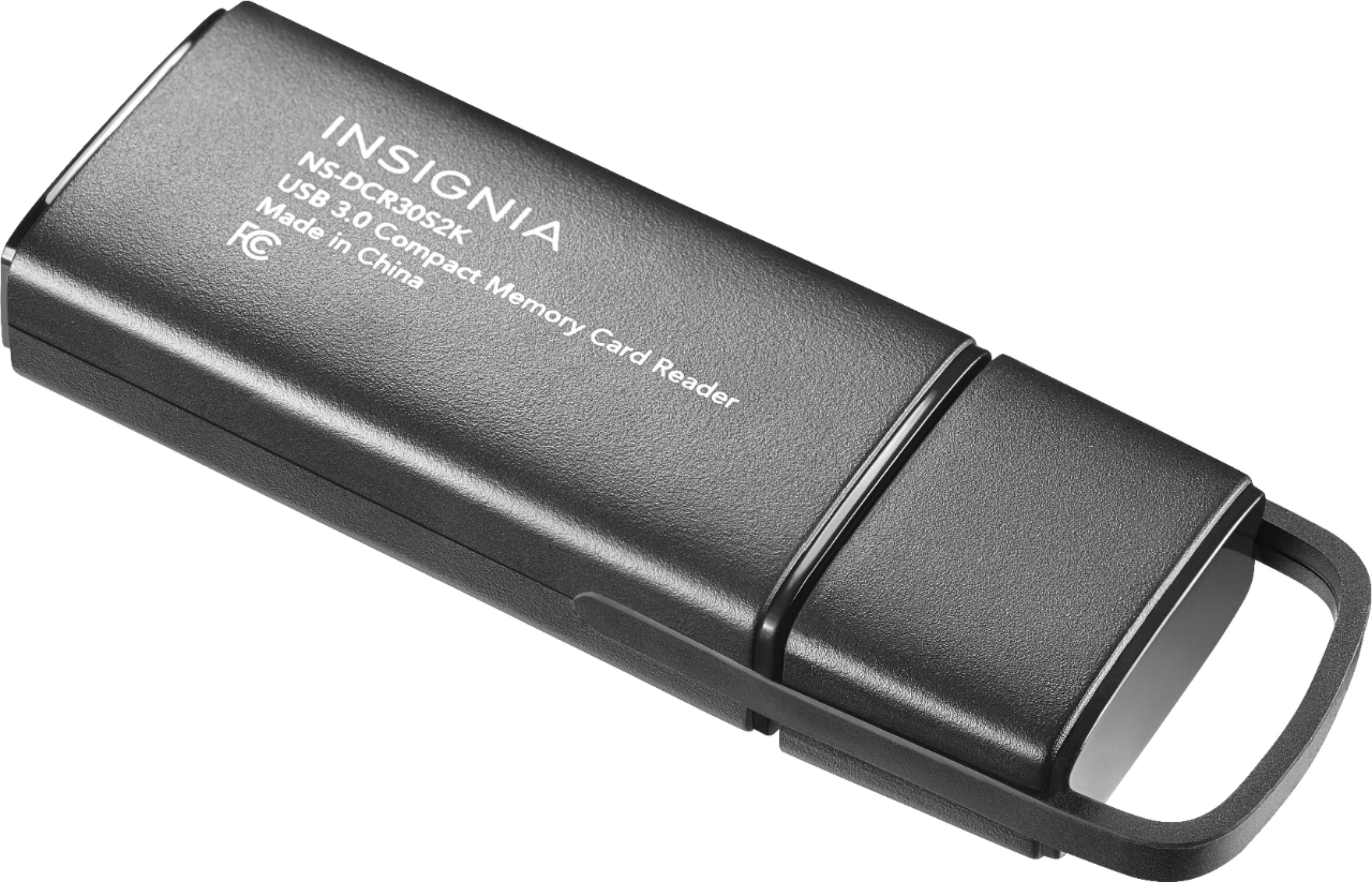 Alt View 11. Insignia™ - USB 3.0 Memory Card Reader - Black.