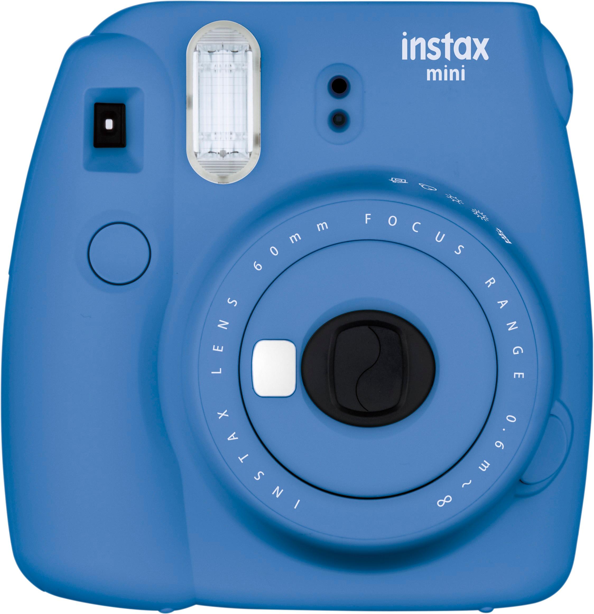 Best Buy Fujifilm Instax Mini 9 Instant Film Camera Cobalt Blue 16550667