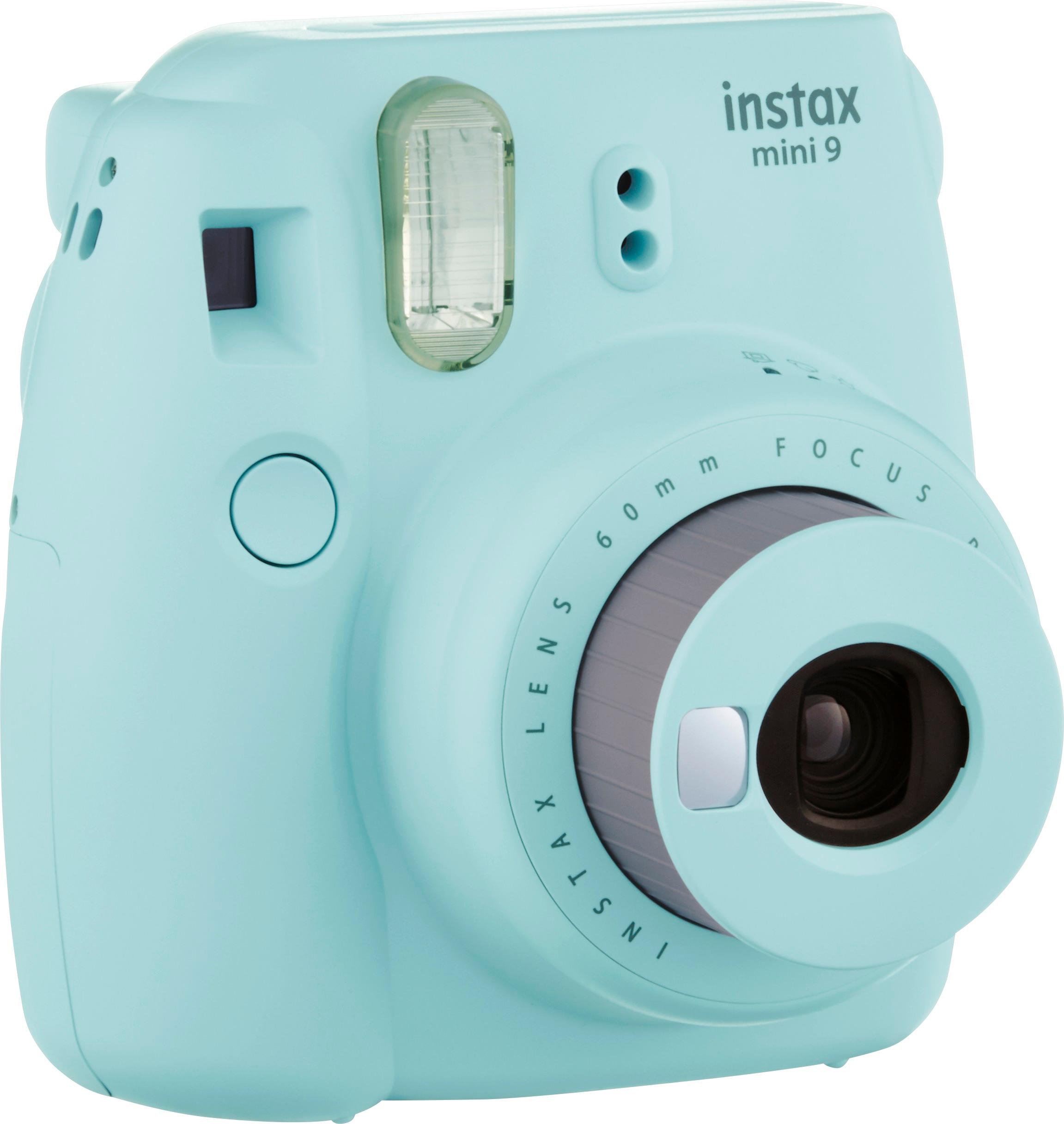 Best Buy Fujifilm Instax Mini 9 Instant Film Camera Ice Blue 16550643