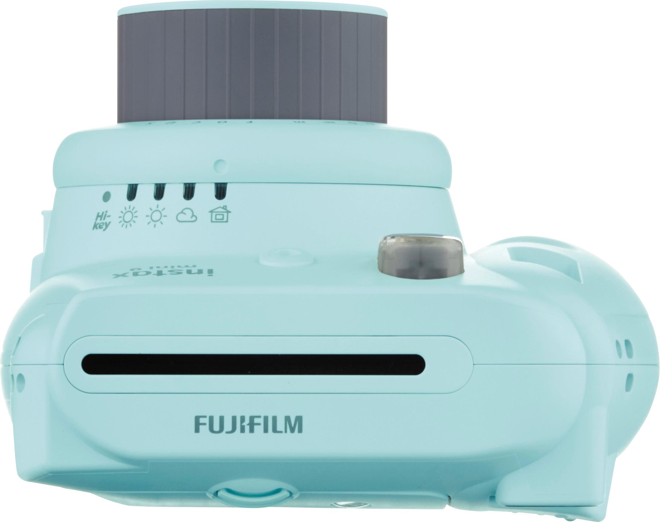 Fujifilm Instax Mini 9 Ice Blue Camera with Film and Groovy Case