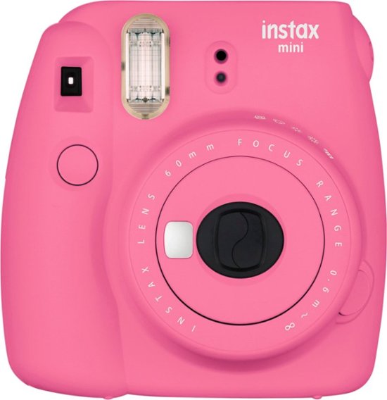 Fujifilm - instax mini 9 Instant Film Camera - Flamingo Pink - Front_Zoom. 1 of 8 Images & Videos. Swipe left for next.