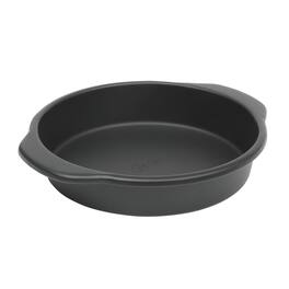 Oster - Teston Platinum Collection 9 Inch Nonstick Carbon Steel Cake Pan - Matte Black