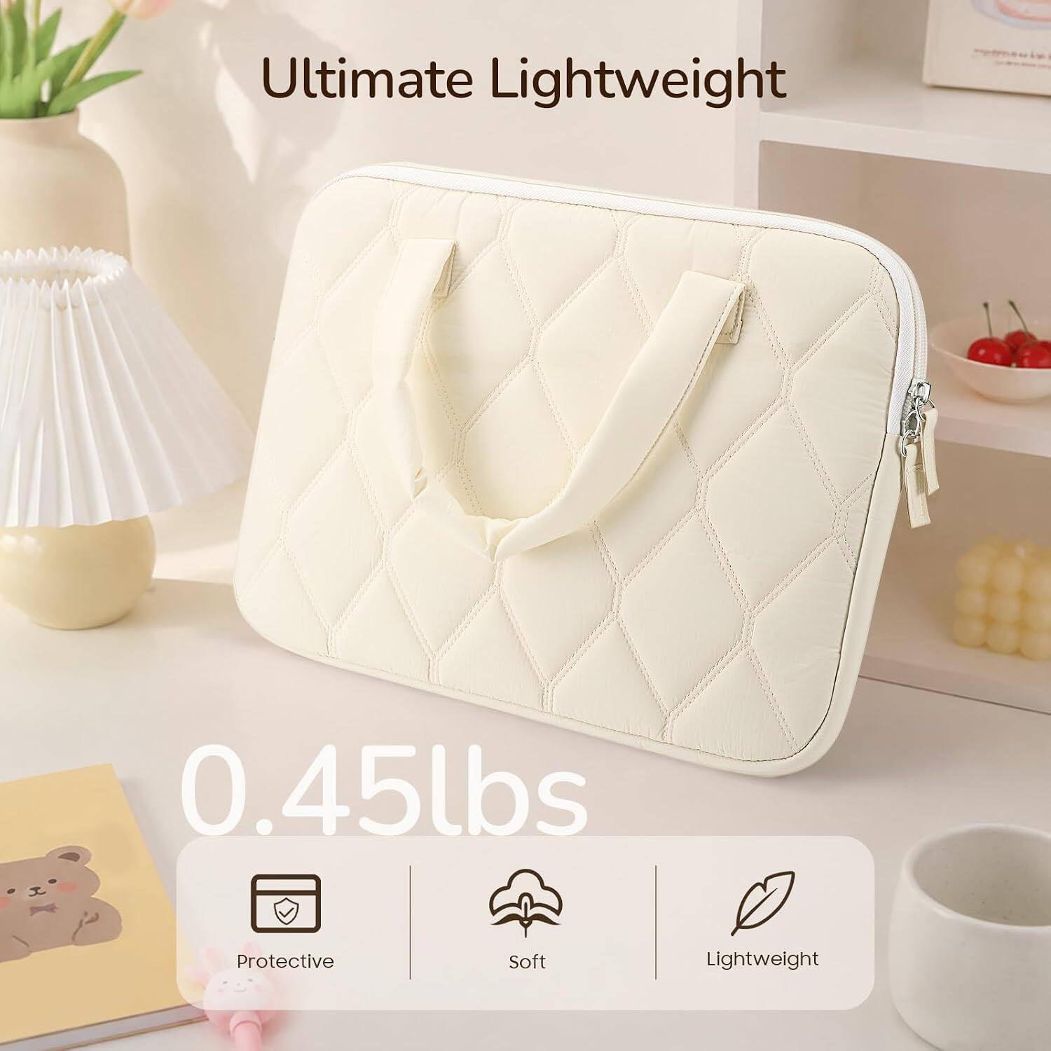 Ultimate Lightweight  
0.45lbs  
Protective  
Soft  
Lightweight