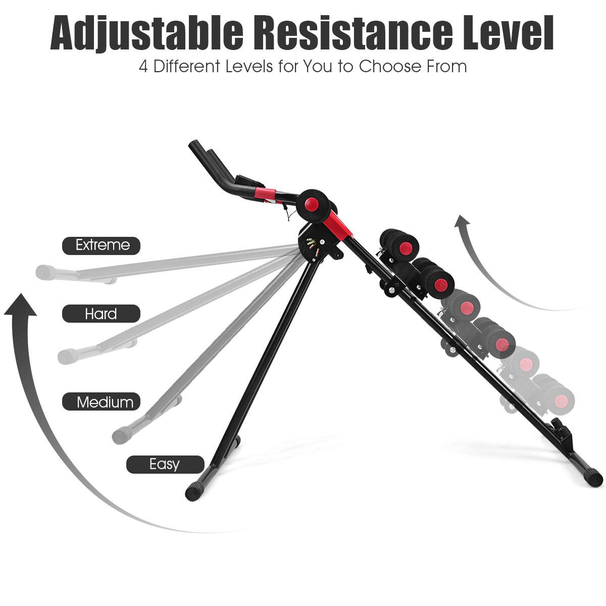 Adjustable Resistance Level: 4 Different Levels for You to Choose From - Extreme, Hard, Medium, Easy.