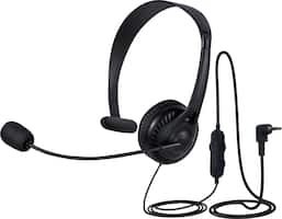 Insignia™ - Hands-Free Headset - Black - Front_Zoom