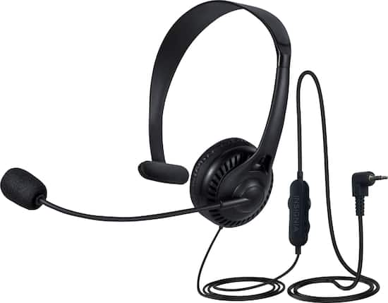 Telephone headset with microphone hot sale