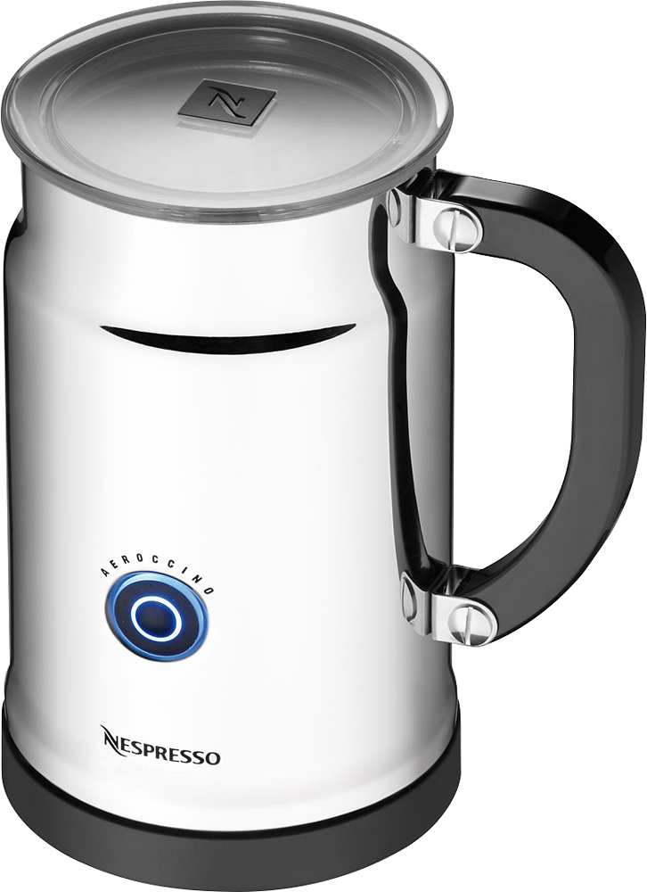 Nespresso 3192-US Aeroccino Plus Milk Frother Heating Chrome for sale online