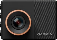 Front Zoom. Garmin - Dash Cam™ 55 (1440p HD) - Black/Copper.