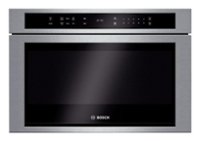 Front. Bosch - 800 Series 1.2 Cu. Ft. Built-In Microwave Drawer - Stainless Steel.
