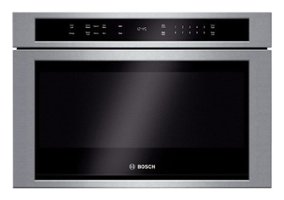 Bosch - 800 Series 1.2 Cu. Ft. Built-In Microwave Drawer - Stainless Steel - Front_Zoom