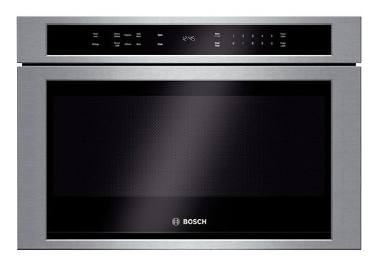 Bosch – 800 Series 24″ 1.2 Cu. Ft. Built-In Microwave Drawer – Stainless steel