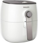 Front Zoom. Philips - Viva Collection 2.75 qt. TurboStar™ Analog Air Fryer - White/gray.