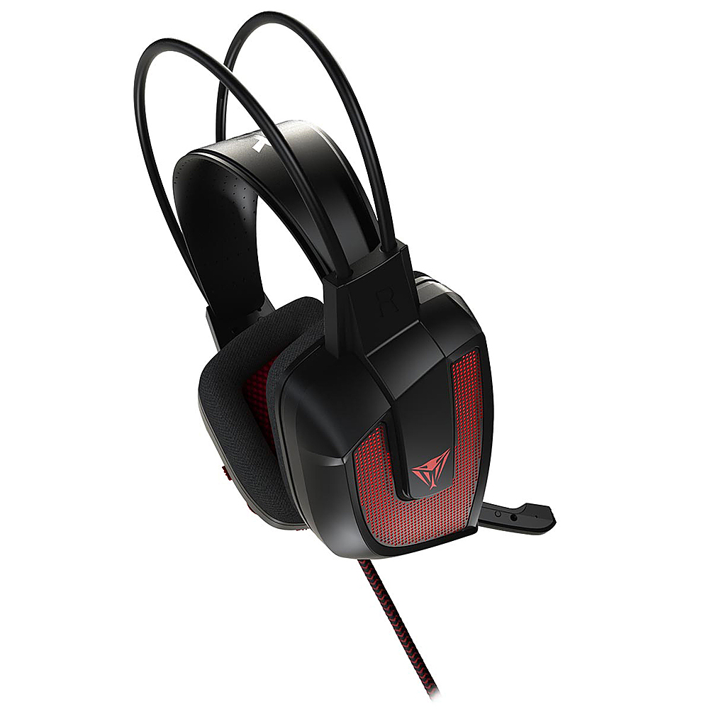 Angle View: Patriot - Viper V360 Wired 7.1 Virtual Surround Sound Gaming Headset for PC - Black