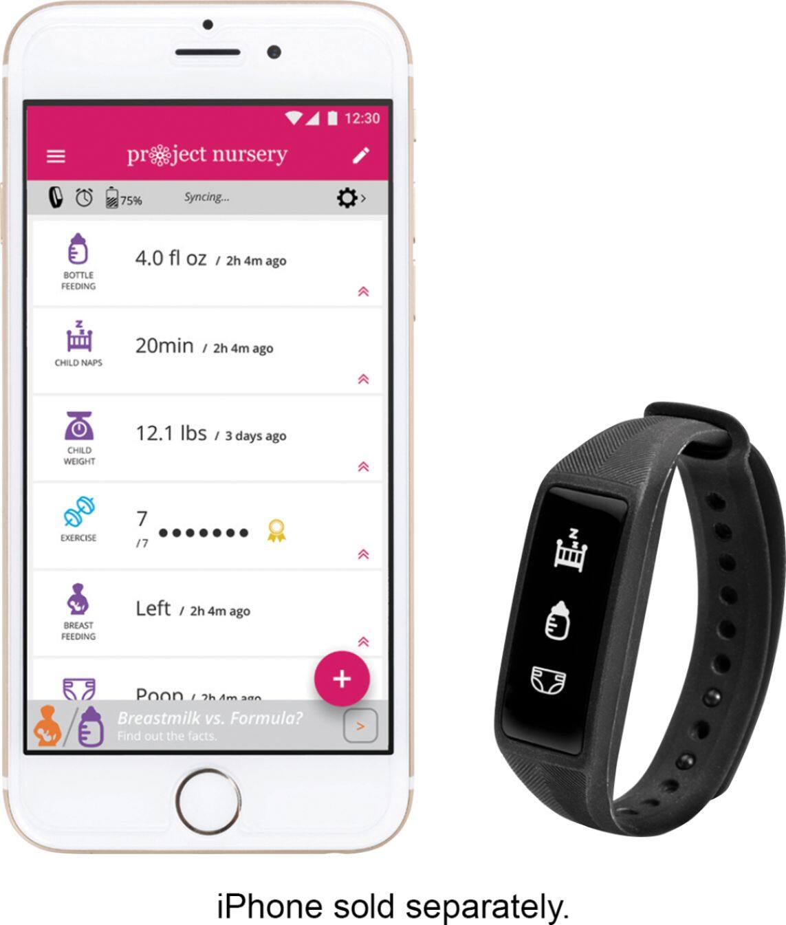 Project deals nursery smartband