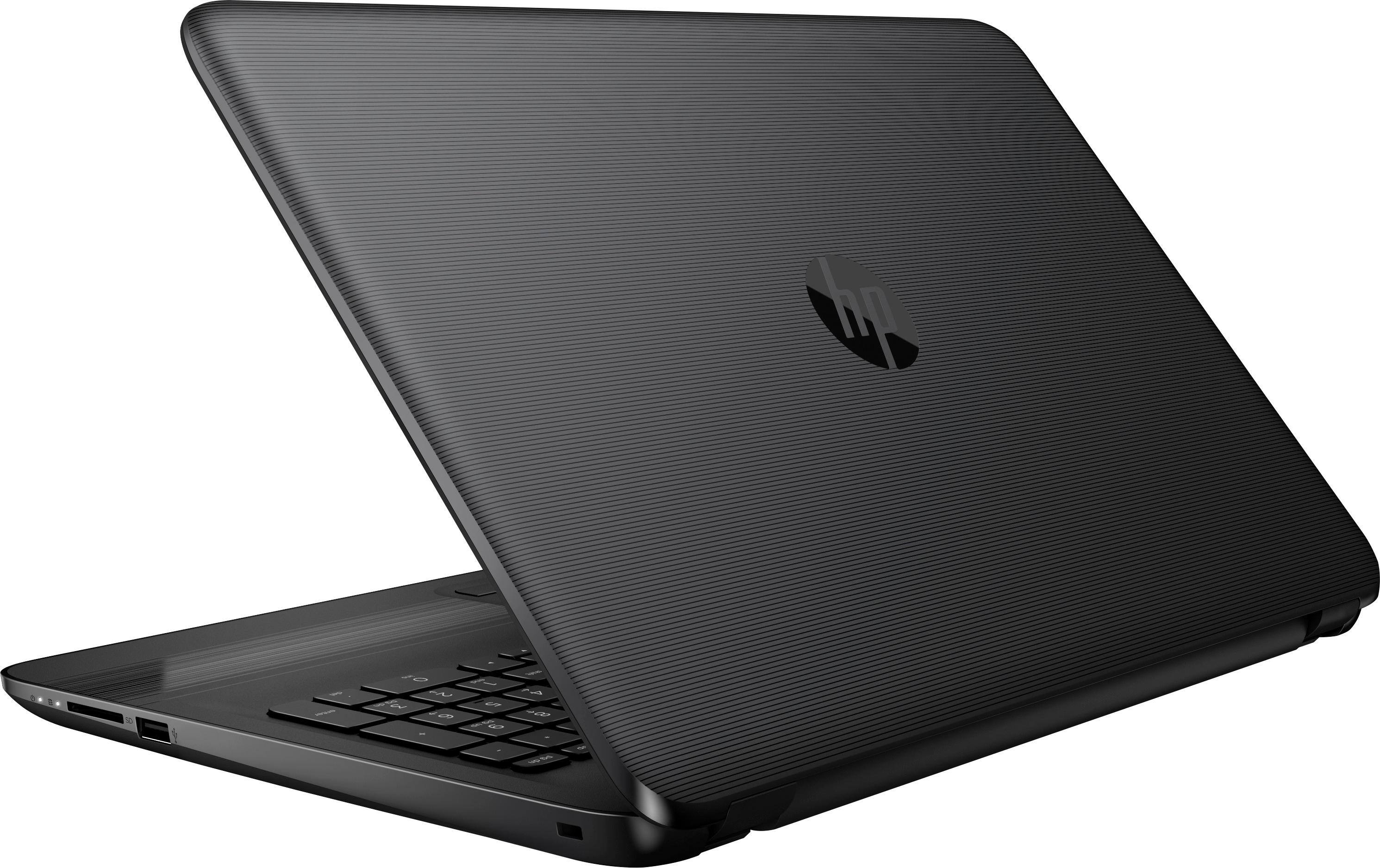 Alt View 1. HP - 15.6" Laptop - AMD A12-Series - 6GB Memory - 1TB Hard Drive - Black.