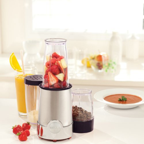 Bella 12 Piece Rocket Blender, Chrome and Stainless Steel #13330