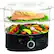 Front Standard. Bella - Food Steamer - Black.