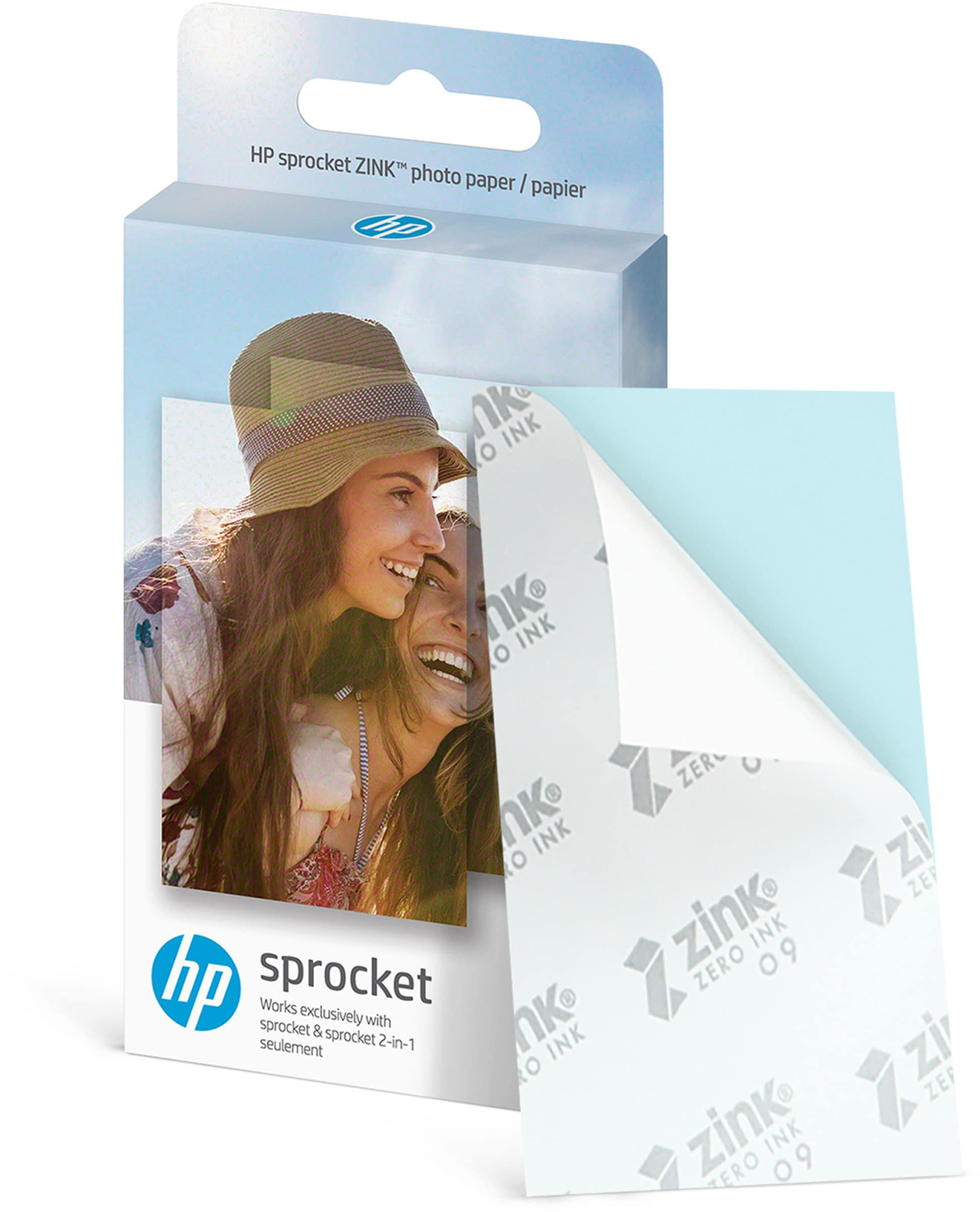Gewoon toxiciteit beweeglijkheid HP Sprocket 2x3" Zink Photo Paper (20 Sheets) Gloss Finish HPIZ2X320 - Best  Buy