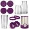 Bella - 12 Piece Rocket Blender - Purple-Front_Standard