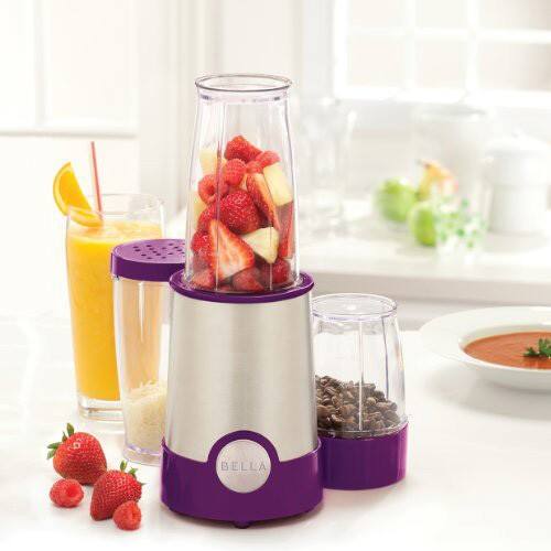 Customer Reviews Bella 12 Piece Rocket Blender Purple BLA13655 Best Buy