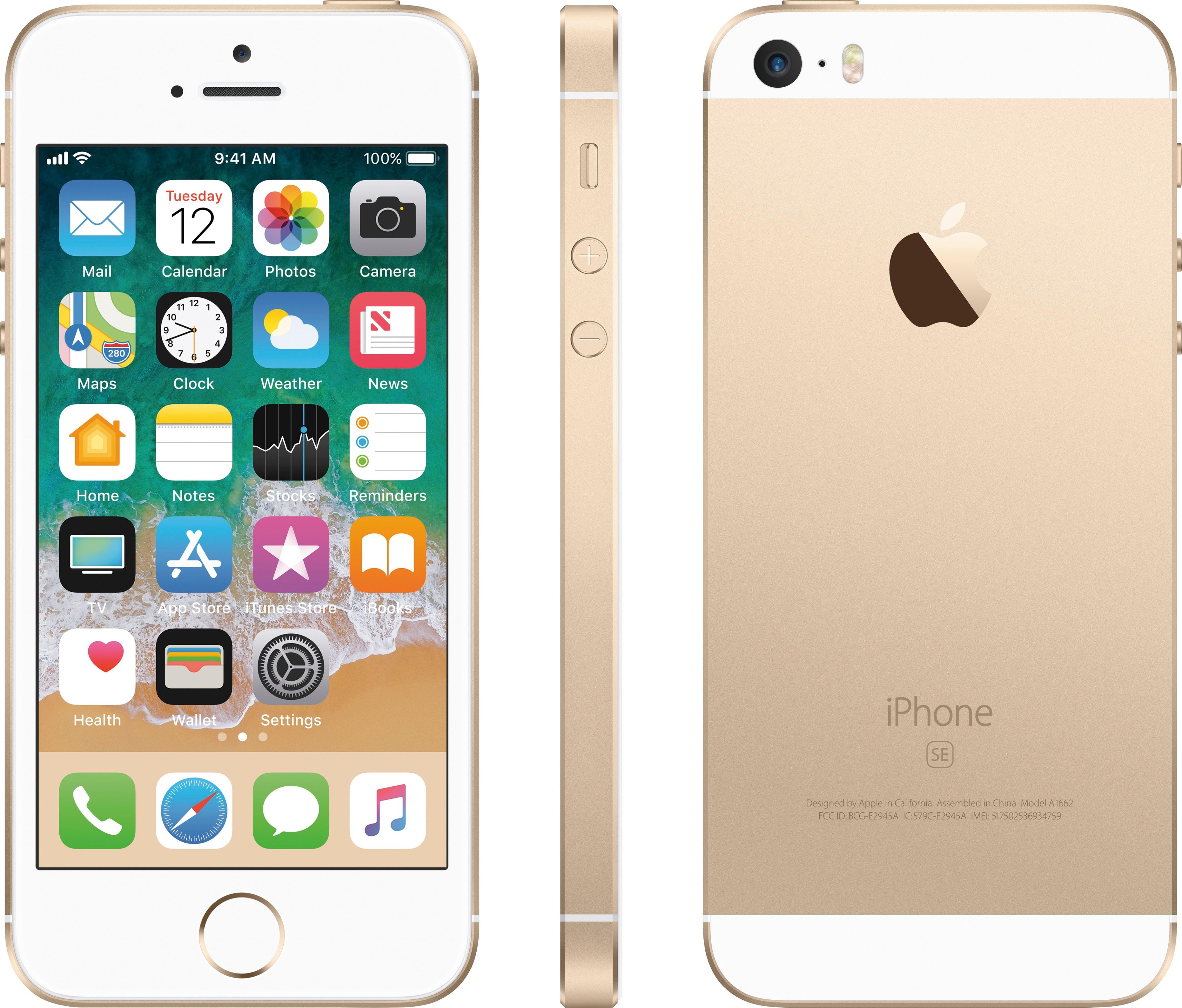 Best Buy: Apple iPhone SE 128GB Gold (Verizon) MP9E2LL/A