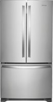 Whirlpool - 25.2 Cu. Ft. French Door Refrigerator with Internal Water Dispenser - Stainless Steel - Front_Zoom