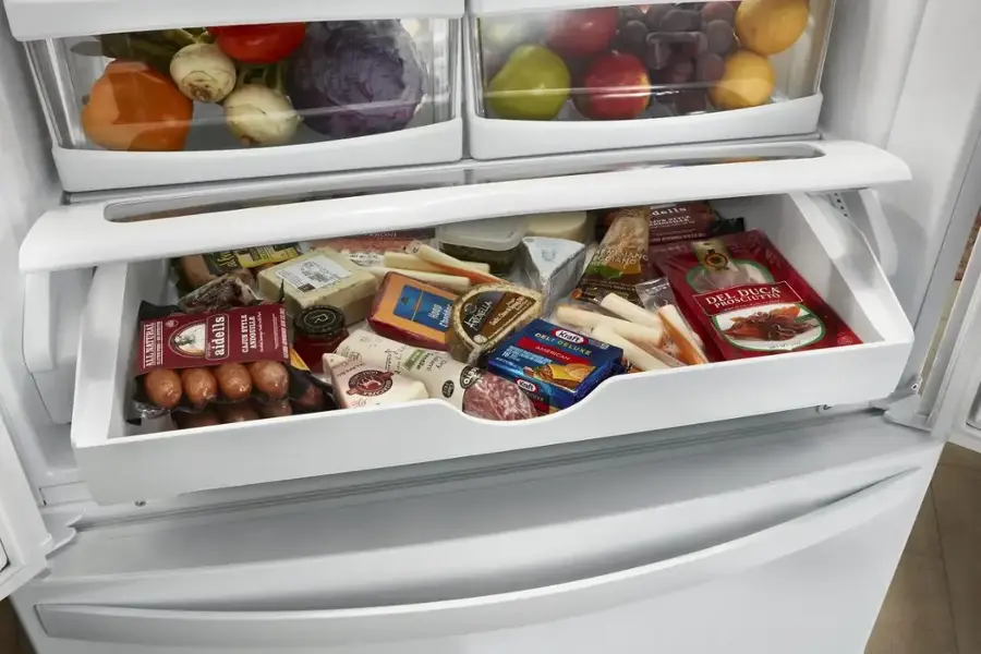 Alt View 13. Whirlpool - 25.2 Cu. Ft. French Door Refrigerator with Internal Water Dispenser - Stainless Steel.