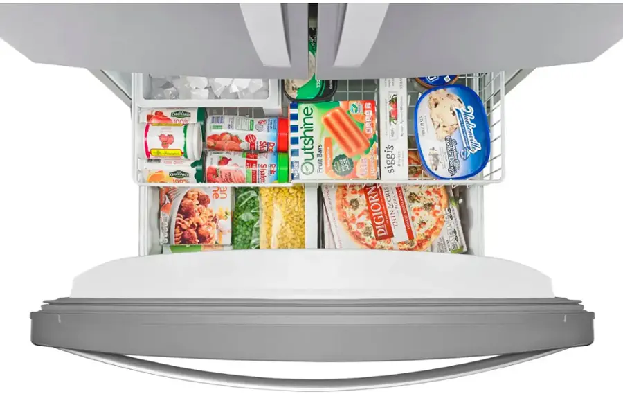 Alt View 1. Whirlpool - 25.2 Cu. Ft. French Door Refrigerator with Internal Water Dispenser - Stainless Steel.