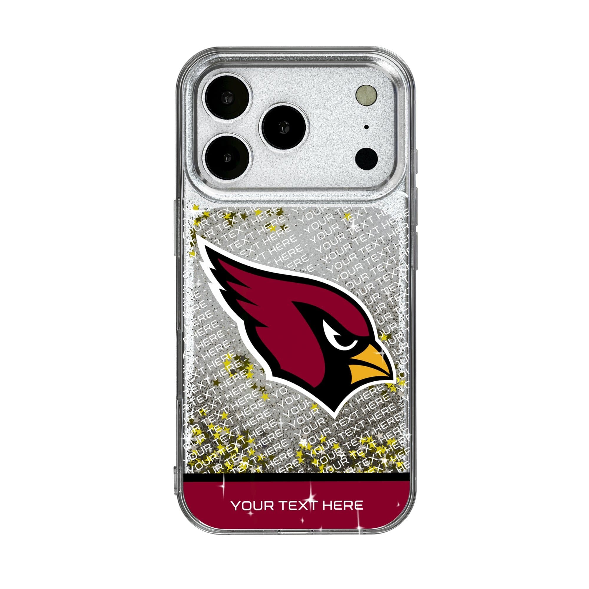 Keyscaper - NFL - Arizona Cardinals Personalized Endzone Plus Design iPhone Glitter Phone Case - 15 Pro - Multicolor price history on PriceWatchPro