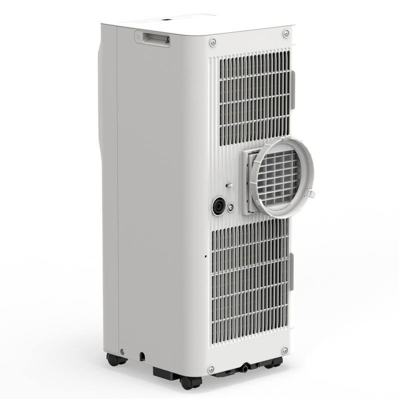 Alt View 7. Midea - Midea 5,000 BTU Portable Air Conditioner, Cools up to 150 Sq. Ft., White - White.
