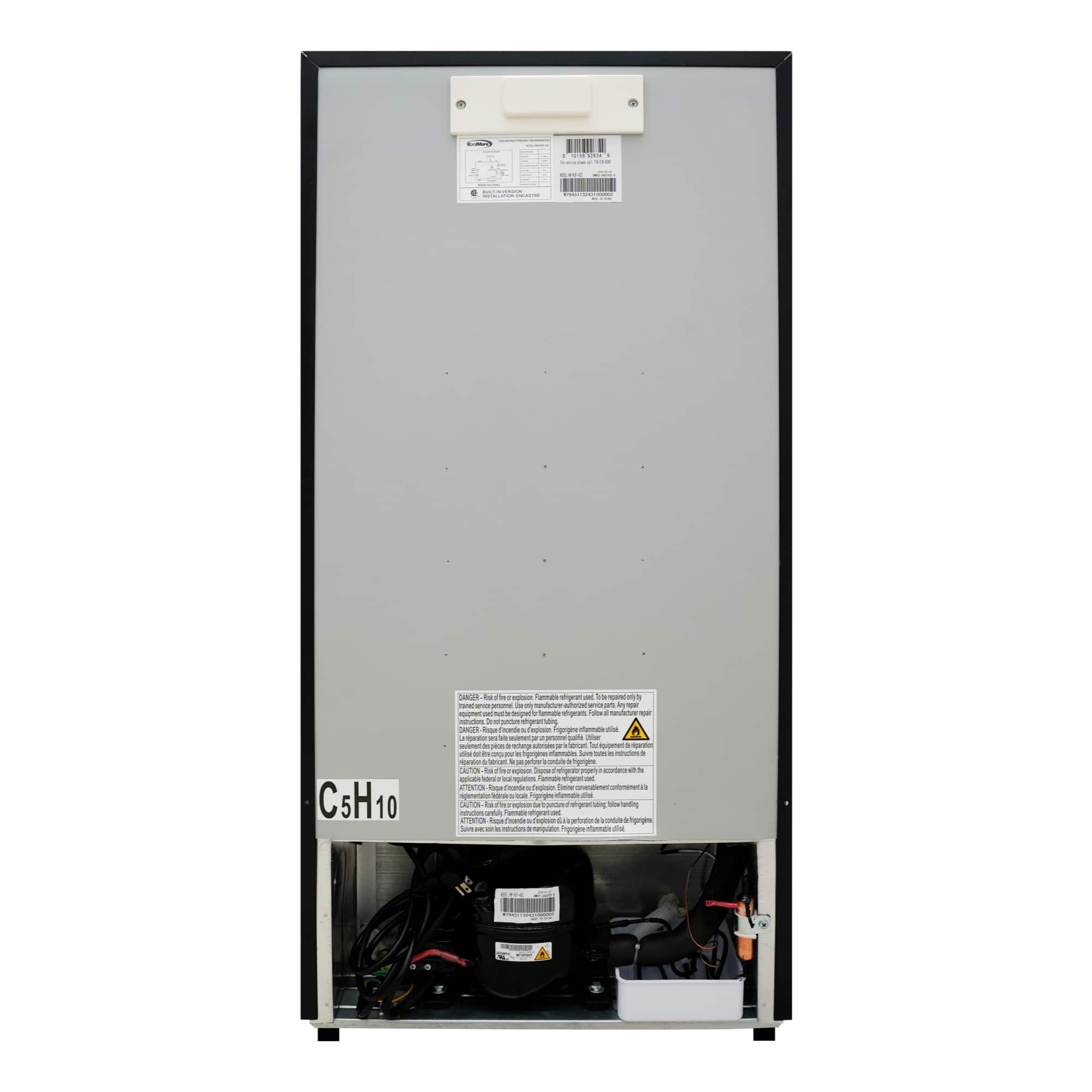 Koolmore 21 in. Convertible Refrigerator/Freezer 4.2 cu. ft. in